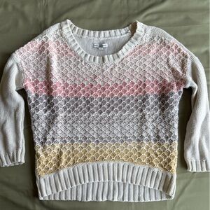 American Eagle Outfitters Multicolor Knit Sweater